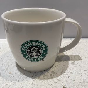 Starbucks Classic Mermaid Logo New Bone China Mug, 2008, 12oz